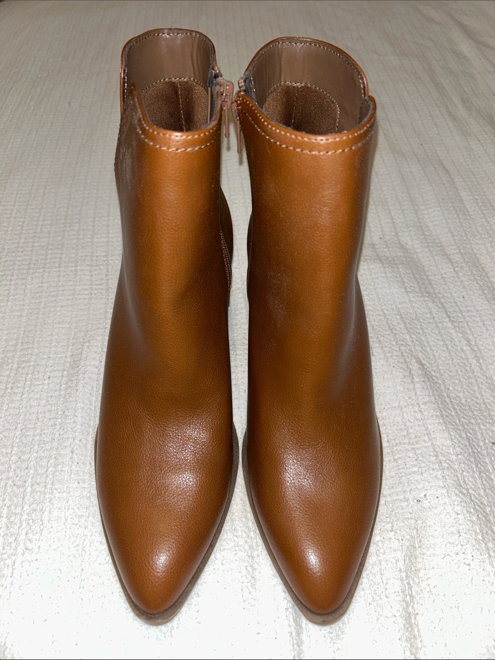 Call it Spring Women's Tan Pointed Toe Ankle Boots